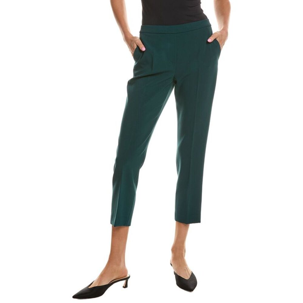 Theory Womens Treeca Pull On Pant, Brown